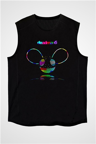 Deadmau5 Siyah Unisex Kolsuz Tişört