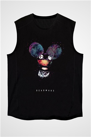 Deadmau5 Siyah Unisex Kolsuz Tişört