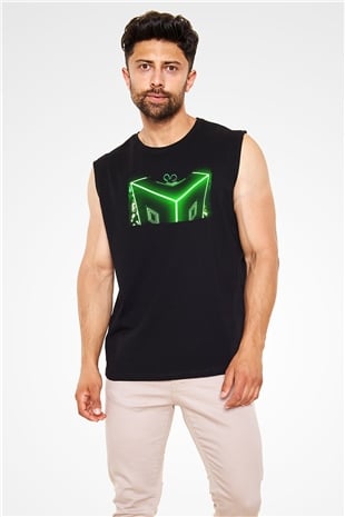 Deadmau5 Siyah Unisex Kolsuz Tişört