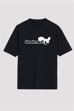 Deadmau5 Siyah Unisex Oversize Tişört T-Shirt