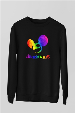 Deadmau5 Siyah Unisex Sweatshirt