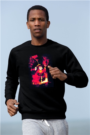 Deadmau5 Siyah Unisex Sweatshirt