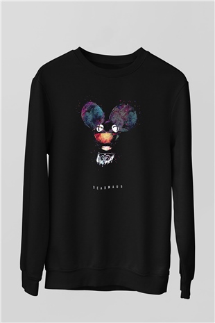 Deadmau5 Siyah Unisex Sweatshirt
