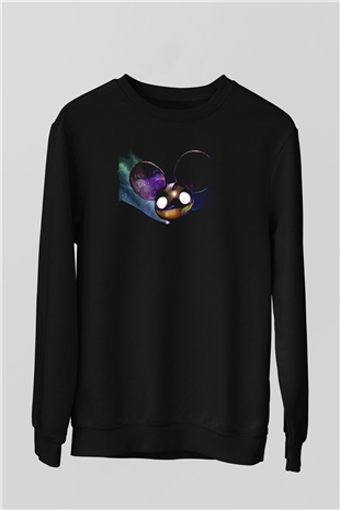 Deadmau5 Siyah Unisex Sweatshirt