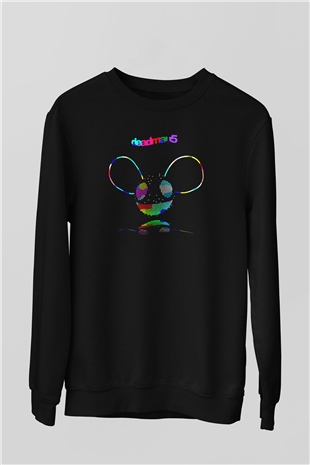 Deadmau5 Siyah Unisex Sweatshirt