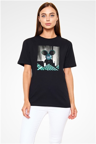 Deadmau5 Siyah Unisex Tişört T-Shirt - TişörtFabrikası
