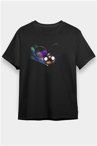 Deadmau5 Siyah Unisex Tişört T-Shirt - TişörtFabrikası