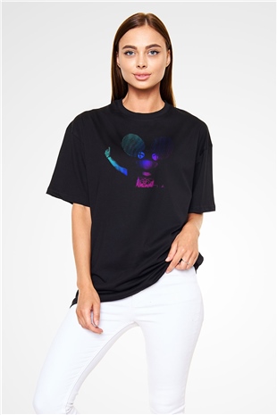 Deadmau5 Siyah Oversize Tişört Oversize T-shirt - TişörtFabrikası