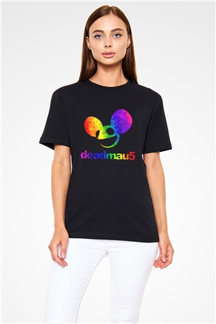 Deadmau5 Siyah Unisex Tişört T-Shirt - TişörtFabrikası