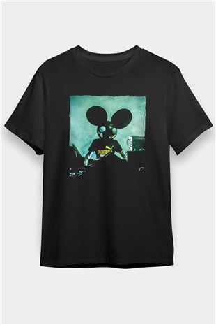 Deadmau5 Siyah Unisex Tişört T-Shirt - TişörtFabrikası