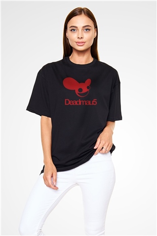 Deadmau5 Siyah Oversize Tişört Oversize T-shirt - TişörtFabrikası