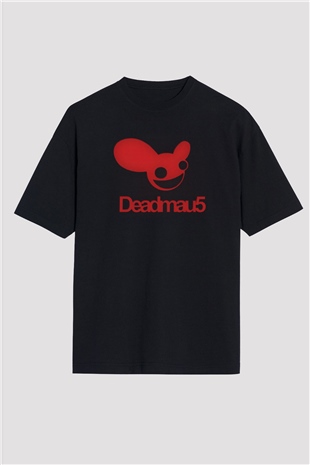 Deadmau5 Siyah Oversize Tişört Oversize T-shirt - TişörtFabrikası
