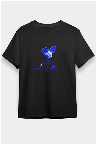 Deadmau5 Siyah Unisex Tişört T-Shirt - TişörtFabrikası