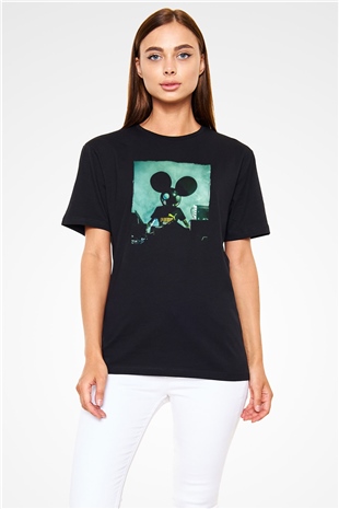 Deadmau5 Siyah Unisex Tişört T-Shirt - TişörtFabrikası