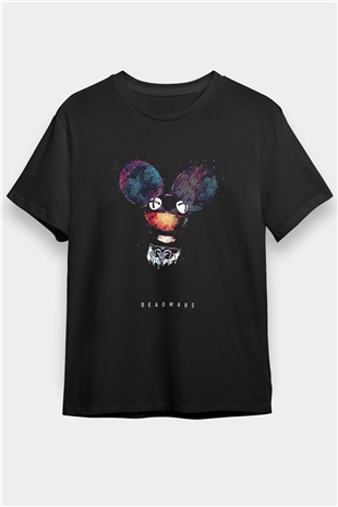 Deadmau5 Siyah Unisex Tişört T-Shirt - TişörtFabrikası