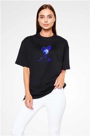 Deadmau5 Siyah Oversize Tişört Oversize T-shirt - TişörtFabrikası