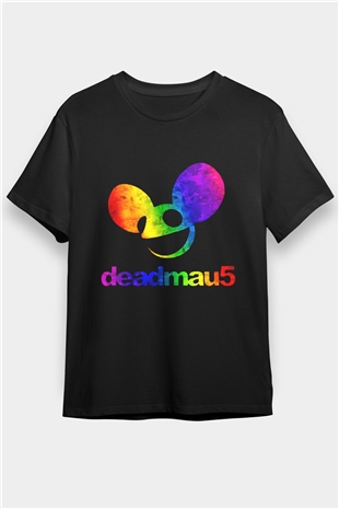 Deadmau5 Siyah Unisex Tişört T-Shirt - TişörtFabrikası