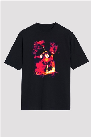 Deadmau5 Siyah Oversize Tişört Oversize T-shirt - TişörtFabrikası