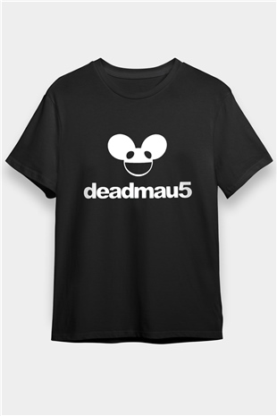 Deadmau5 Siyah Unisex Tişört T-Shirt - TişörtFabrikası
