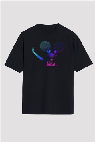 Deadmau5 Siyah Oversize Tişört Oversize T-shirt - TişörtFabrikası