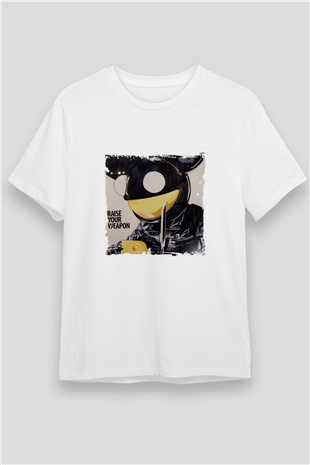 Deadmau5Baskılı Beyaz Tişört