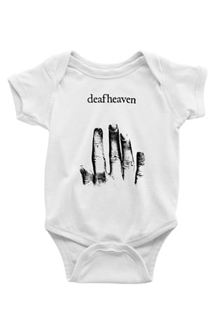Deafheaven Baskılı Unisex Beyaz Bebek Body - Zıbın