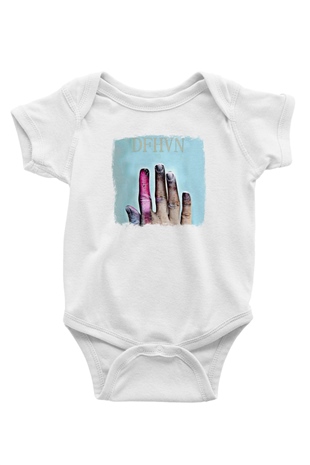 Deafheaven Baskılı Unisex Beyaz Bebek Body - Zıbın