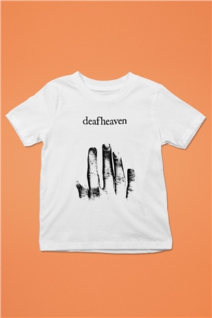 Deafheaven Baskılı Unisex Beyaz Çocuk Tişört