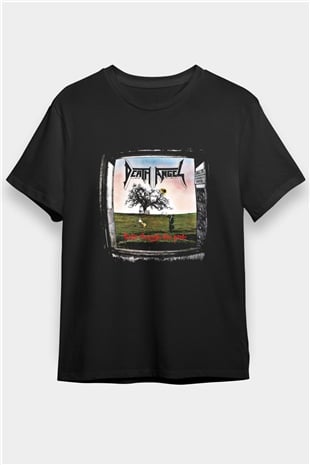 Death Angel Baskılı Unisex Siyah Tişört
