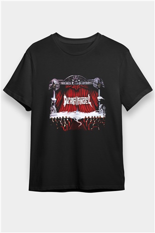 Death Angel Baskılı Unisex Siyah Tişört