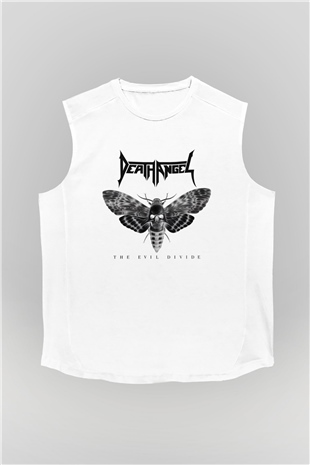 Death Angel Beyaz Unisex Kolsuz Tişört