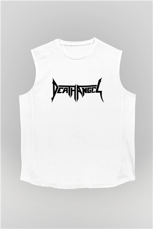 Death Angel Beyaz Unisex Kolsuz Tişört