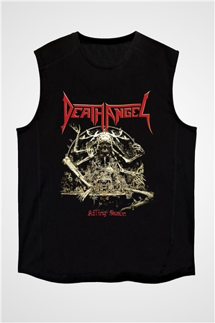 Death Angel Siyah Unisex Kolsuz Tişört