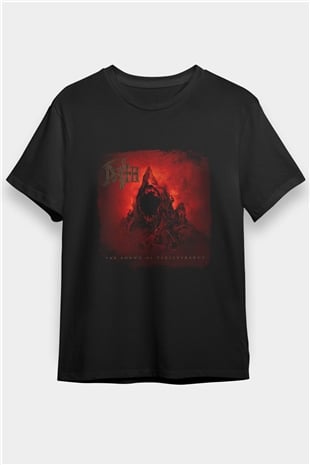 Death Baskılı Unisex Siyah Tişört
