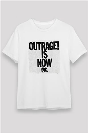Death from Above Baskılı Unisex Beyaz Tişört