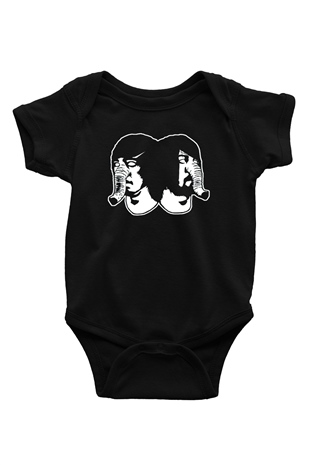 Death from Above Siyah Bebek Body - Zıbın