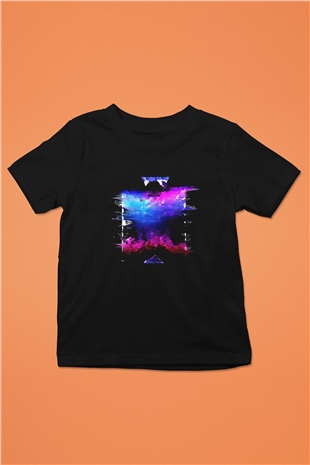 Death Grips Baskılı Unisex Siyah Çocuk Tişört - Tshirt