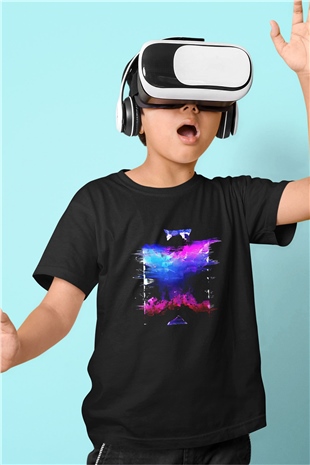 Death Grips Baskılı Unisex Siyah Çocuk Tişört - Tshirt