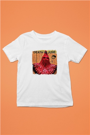 Death in June Baskılı Unisex Beyaz Çocuk Tişört