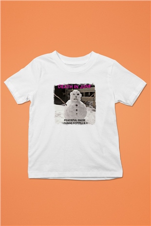 Death in June Baskılı Unisex Beyaz Çocuk Tişört