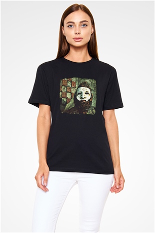 Death in June Baskılı Unisex Siyah Tişört