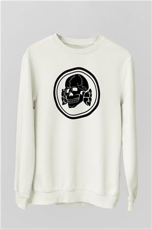 Death in June Beyaz Unisex Sweatshirt