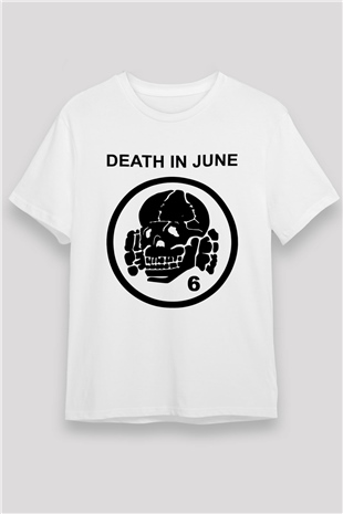 Death in June Beyaz Unisex Tişört T-Shirt - TişörtFabrikası