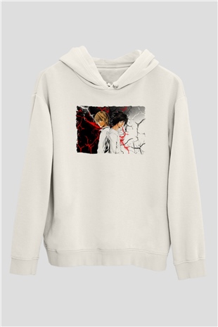 Death Note Beyaz Unisex Hoodie