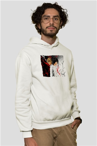 Death Note Beyaz Unisex Hoodie