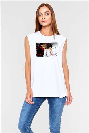 Death Note Beyaz Unisex Kolsuz Tişört