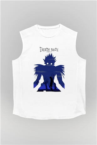 Death Note Beyaz Unisex Kolsuz Tişört
