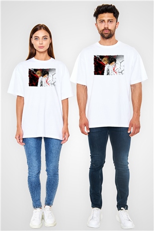 Death Note Beyaz Oversize Tişört Oversize T-shirt