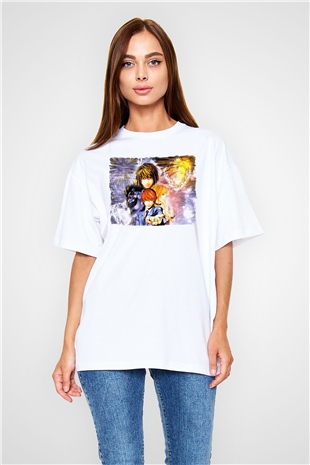 Death Note Beyaz Oversize Tişört Oversize T-shirt