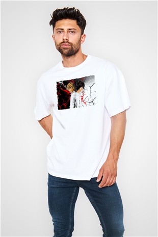 Death Note Beyaz Oversize Tişört Oversize T-shirt